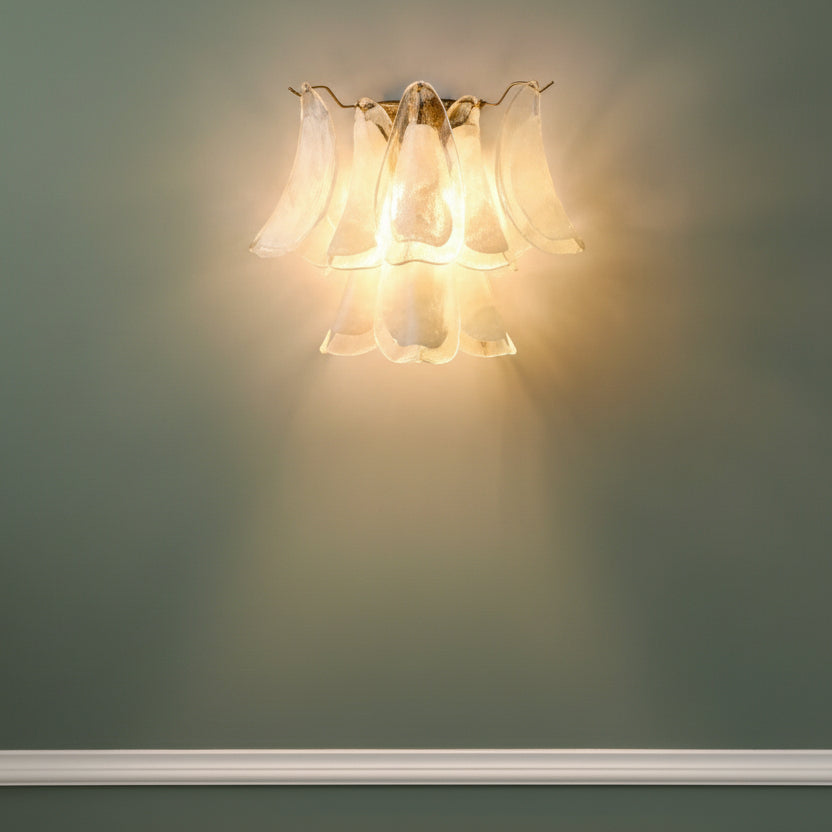 Xilo Stained Glass Flower Wall Light | Celestre