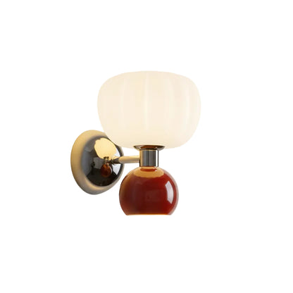 Newa Pleated Melon Wall Light | Celestre