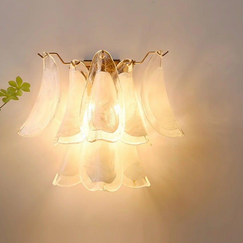 Xilo Stained Glass Flower Wall Light | Celestre