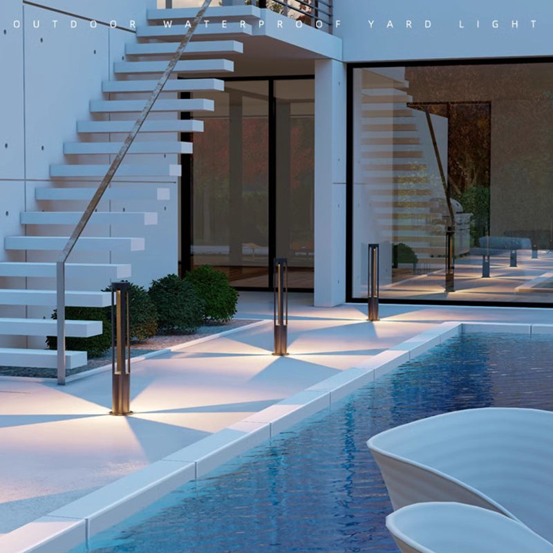 Aexe Pillar Slotted Bollard Light | Celestre