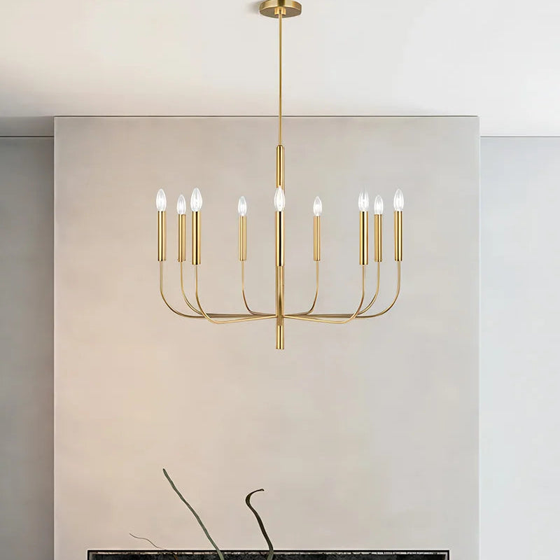 Fela Retro Droplight Chandelier 10 Heads | Celestre