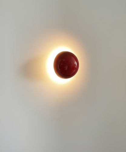Nivla Nordic Orb Wall Light Red | Celestre