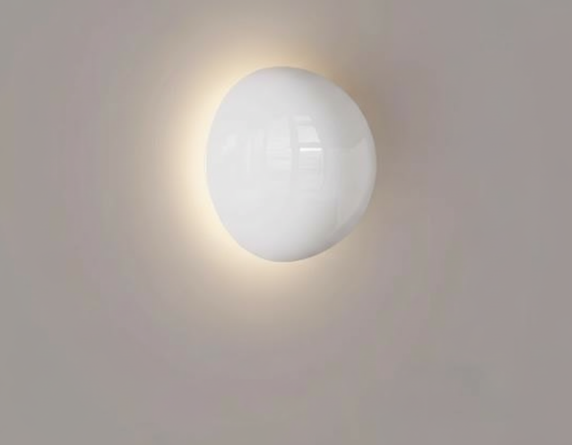 Nivla Nordic Orb Wall Light White | Celestre