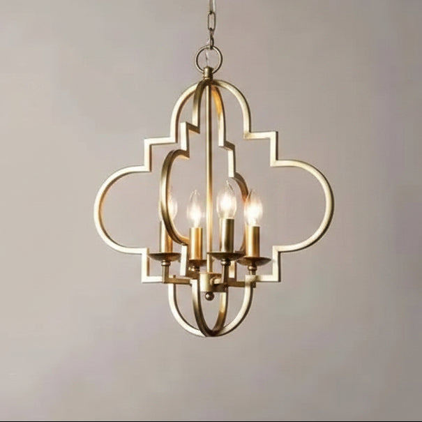 Lenti Vintage Candelabra Pendant Light 4 Heads | Celestre