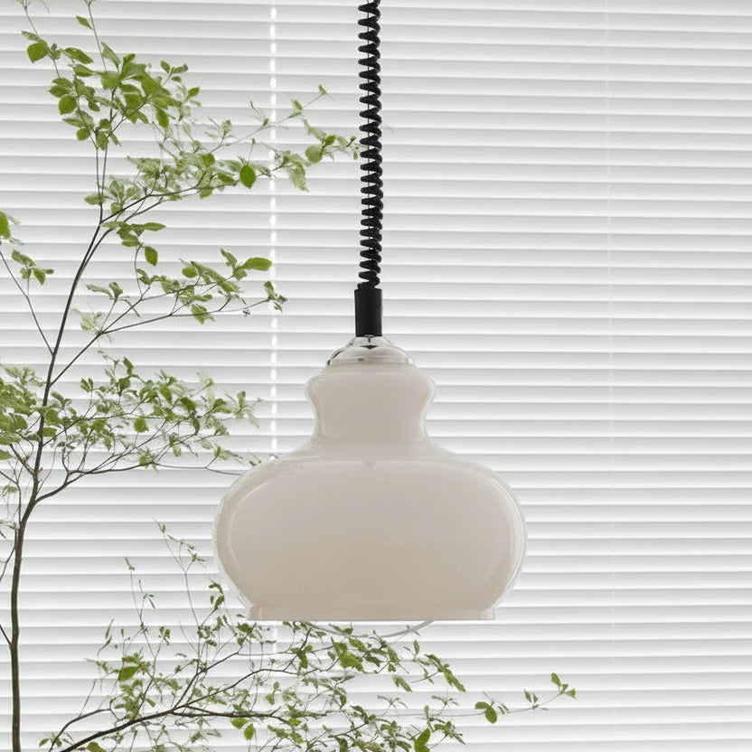Nori Saucer Round Pendant Light White | Celestre