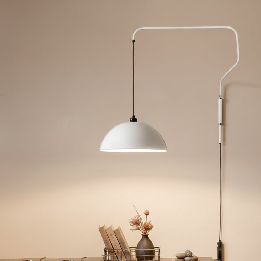 Piro Pivot Swing Arm Wall Light White | Celestre