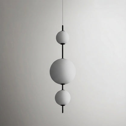 Kiri Vertical Stacked Globe Pendant Light D 25 cm x H 85 cm | Celestre