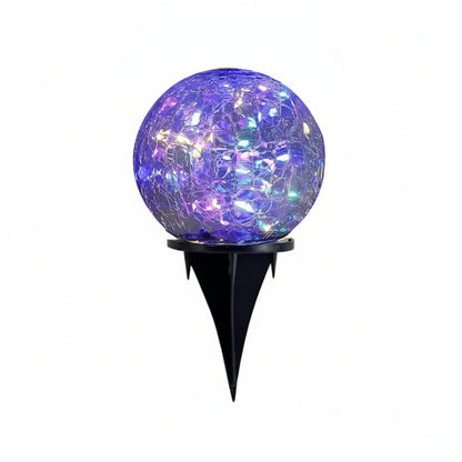 Cuve Crackle Globe Bollard Light Small Colourful | Celestre