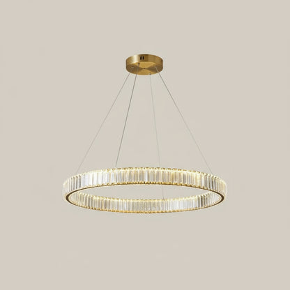 Glora Crystal LED Chandelier Gold 80 cm | Celestre