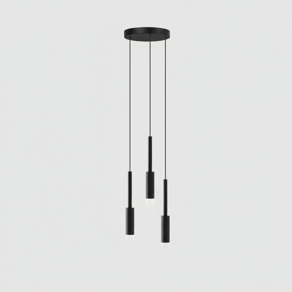 Jiza Cylindrical Spotlight Chandelier 3 Heads | Celestre