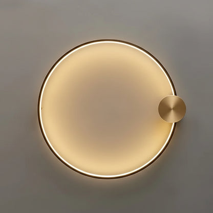 Hale Nordic Ring LED Wall Light Gold Base D 60 cm | Celestre